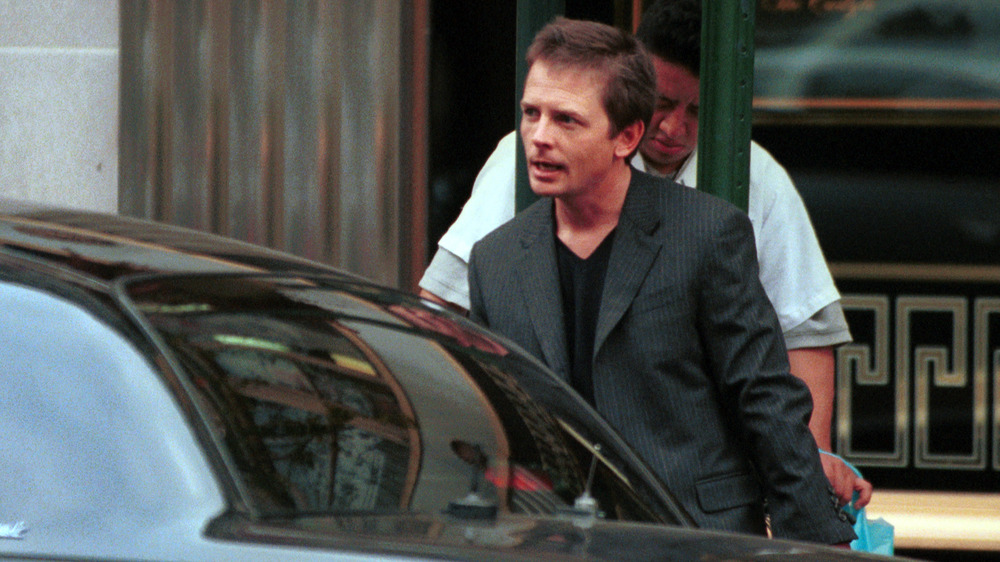 Michael J. Fox in New York in 2000