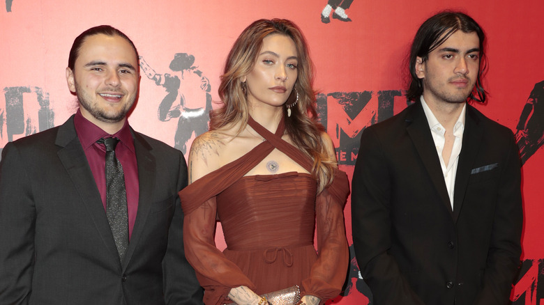 Prince Paris Bigi Jackson posing