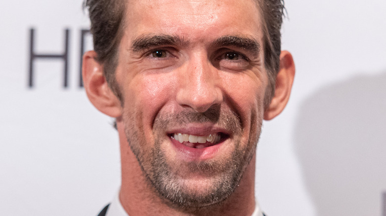 Michael Phelps smiling 