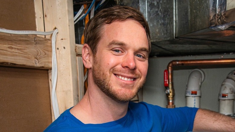 Mike Holmes Jr. smiling