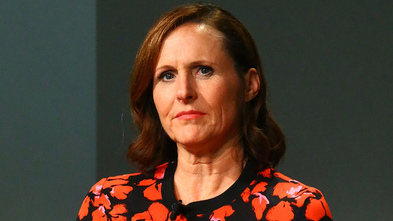 Molly Shannon looking serious