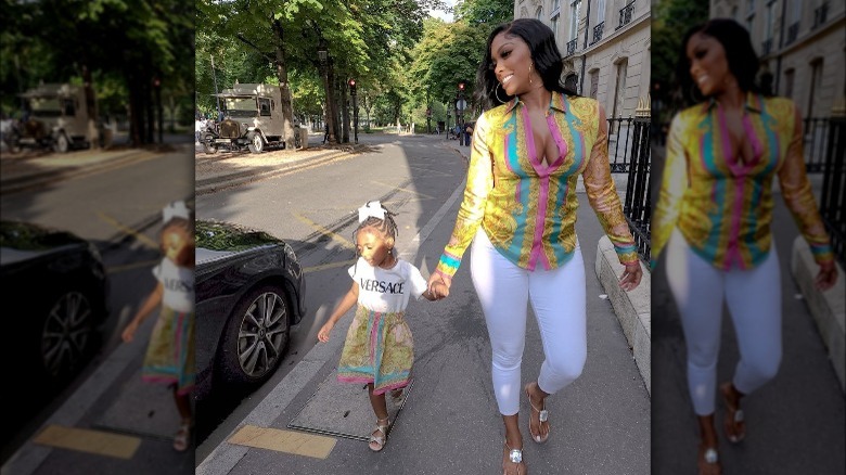 Porsha Williams with her daighter