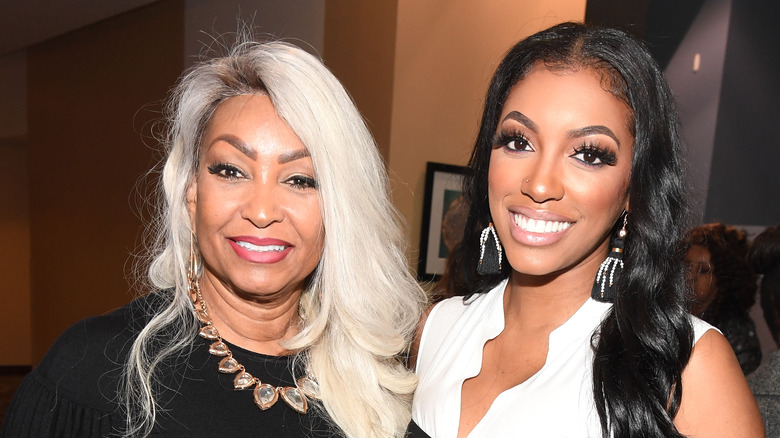 Porsha Williams with her mom
