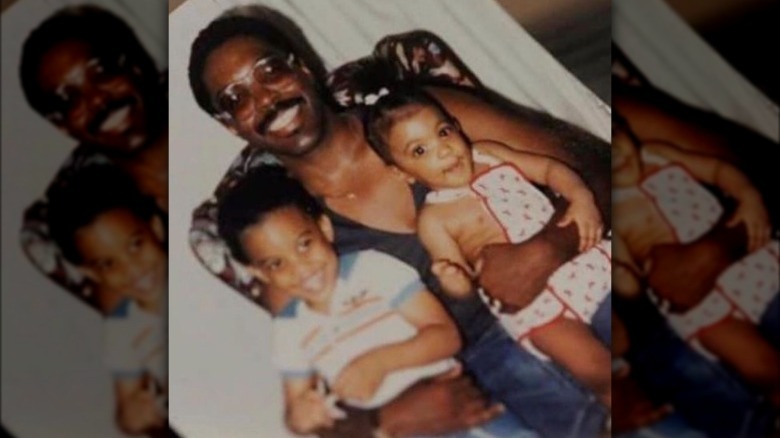 Porsha Williams with her dad