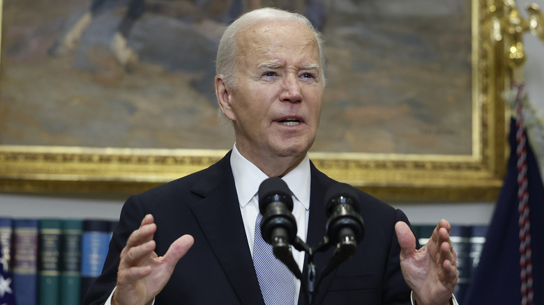 Joe Biden speaking