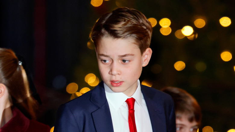 Prince George during Christmas event in 2024