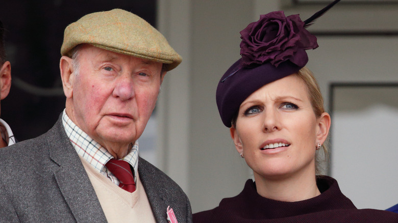 Trevor Hemmings and Zara Tindall