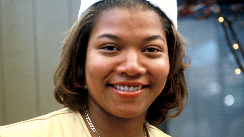 Queen Latifah smiling