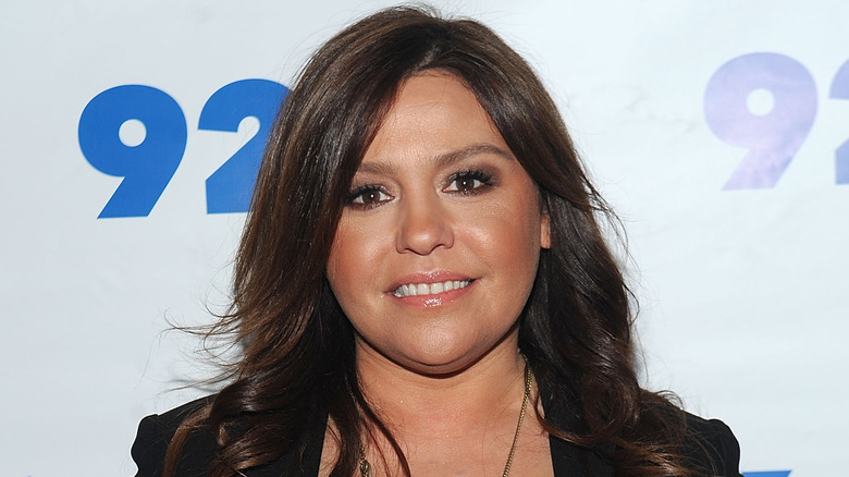 Rachael Ray slightly smiling