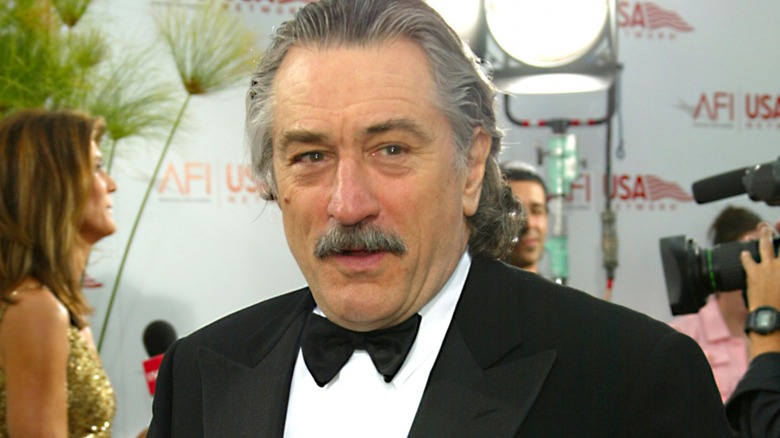 Robert De Niro with a moustache in 2003