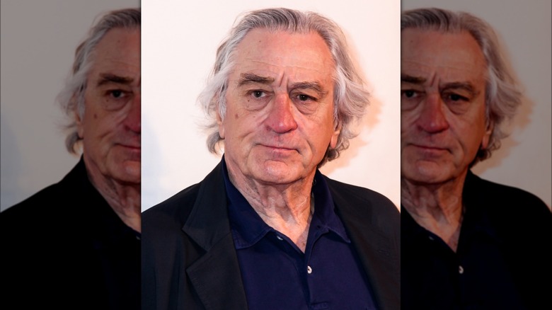 Robert De Niro looking serious