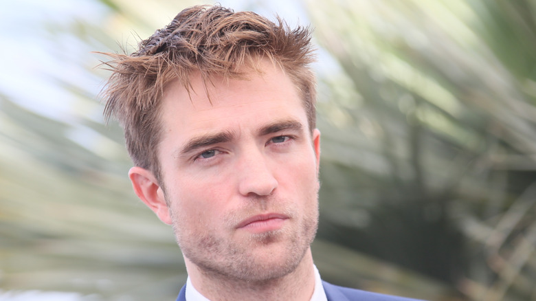 Robert Pattinson brooding