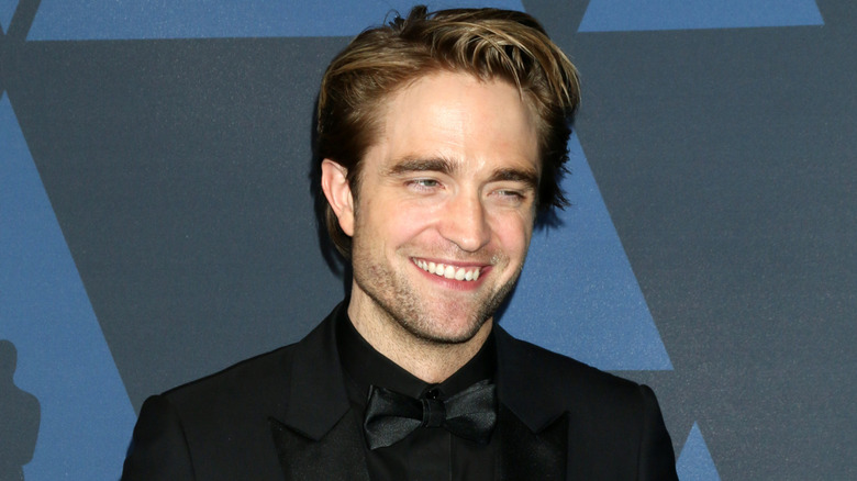 Robert Pattinson smiling