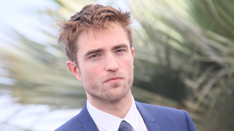 Robert Pattinson brooding