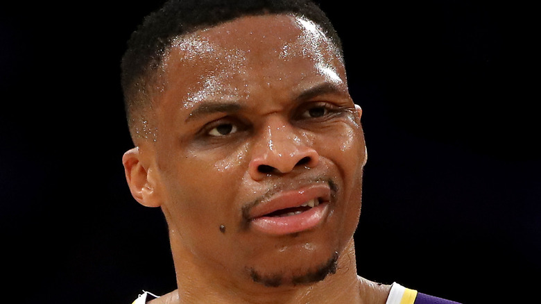 Russell Westbrook in a game
