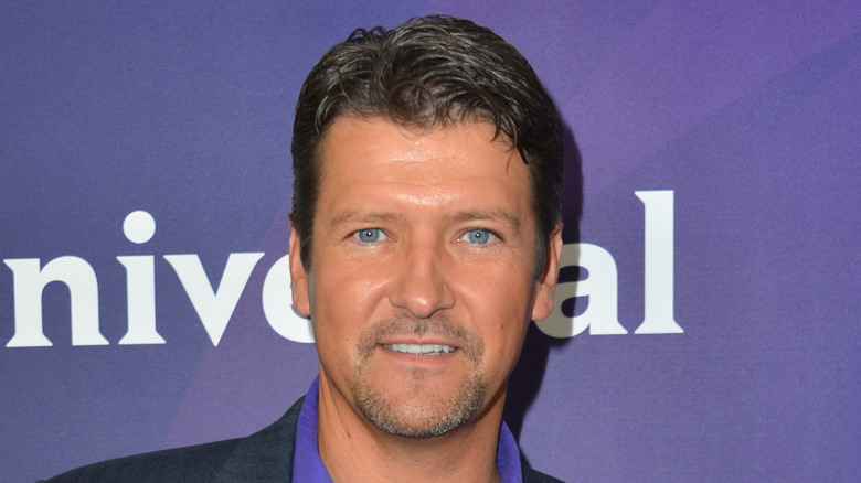 Todd Palin on red carpet at NBC Universal's 2012 Summer TCA Tour