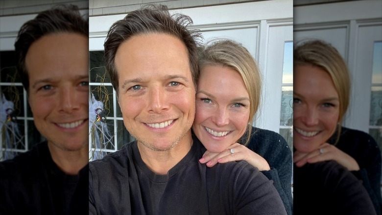 Scott and Kelley Wolf take a selfie in 2024