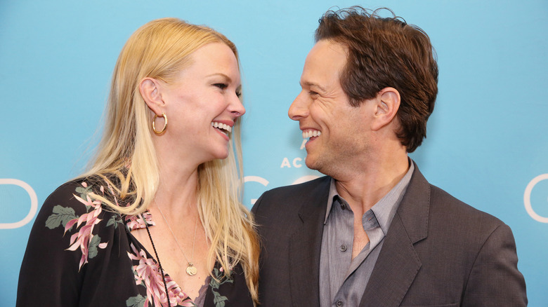 Kelley Limp and Scott Wolf attending the Broadway Opening Night performance of 'An Act Of God' at the Booth Theatre