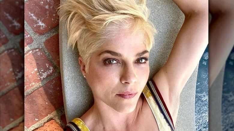 Selma Blair in a selfie