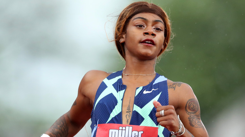 Sha'Carri Richardson running