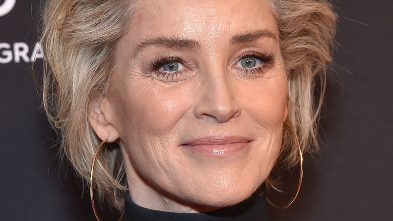 Sharon Stone smiling 