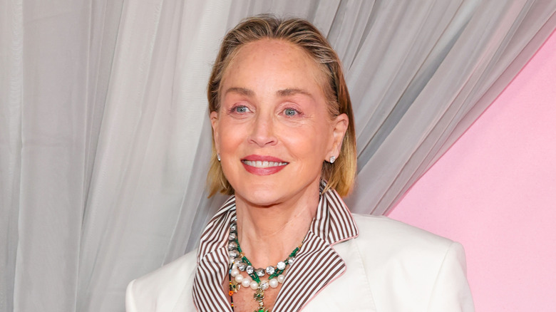 Sharon Stone smiling