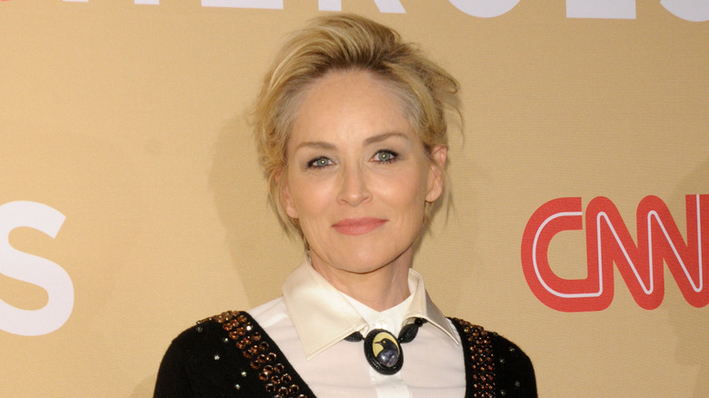 Sharon Stone smiling