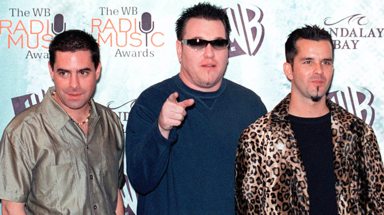 The members of Smash Mouth, posing
