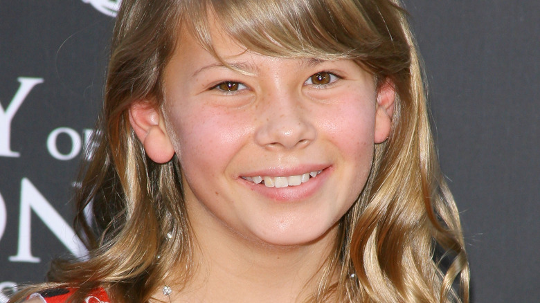 Young Bindi Irwin smiling