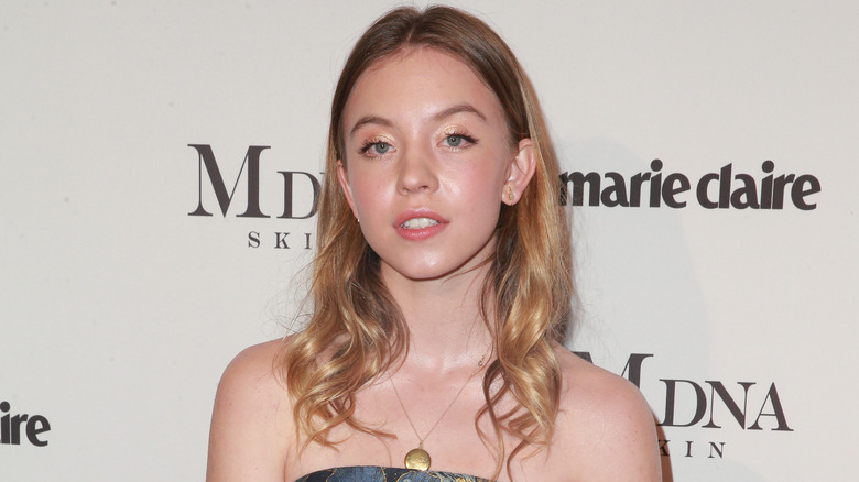 Sydney Sweeney posing