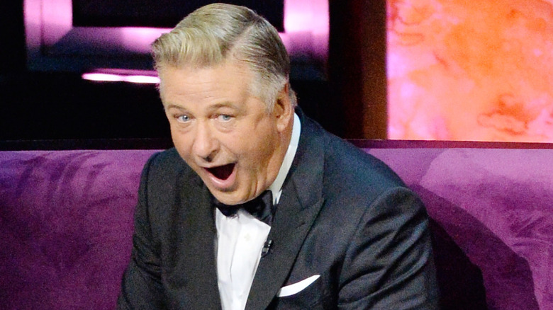 Alec Baldwin with mouth open in shock