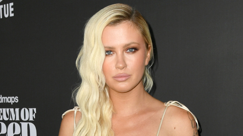 Ireland Baldwin pouting for camera