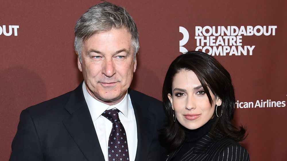 Alec and Hilaria Baldwin posing together