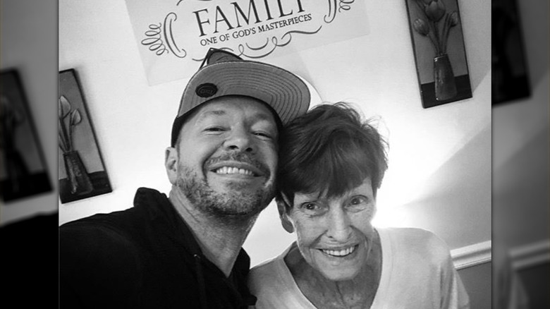 Donnie Wahlberg and Alma Wahlberg smiling