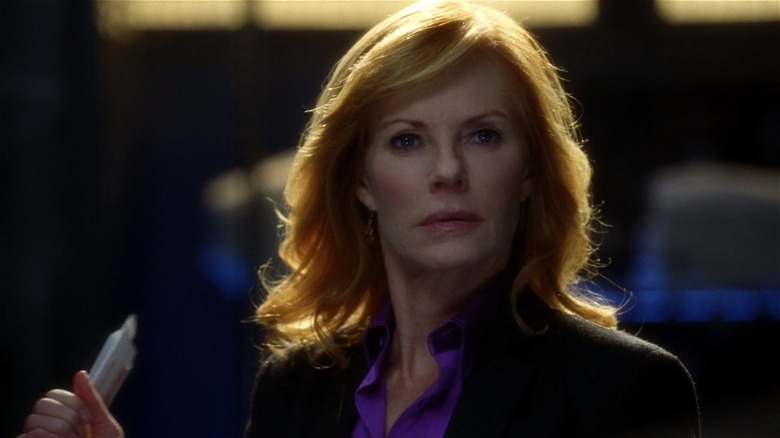Marg Helgenberger posing