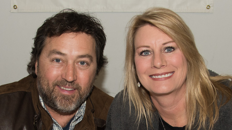 Alan and Lisa Robertson posing