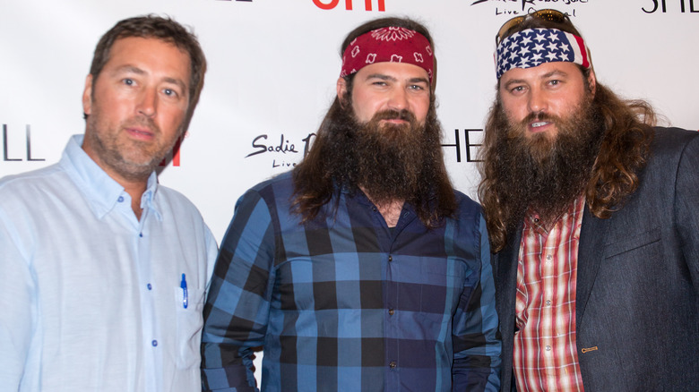 The Robertson brothers posing