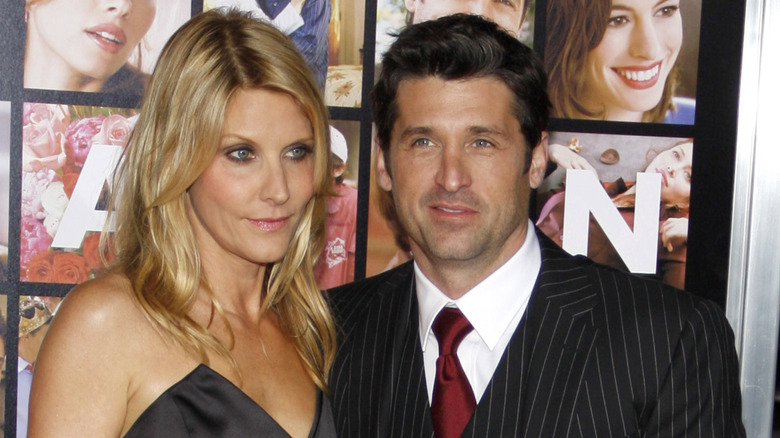 Jillian Fink and Patrick Dempsey embracing