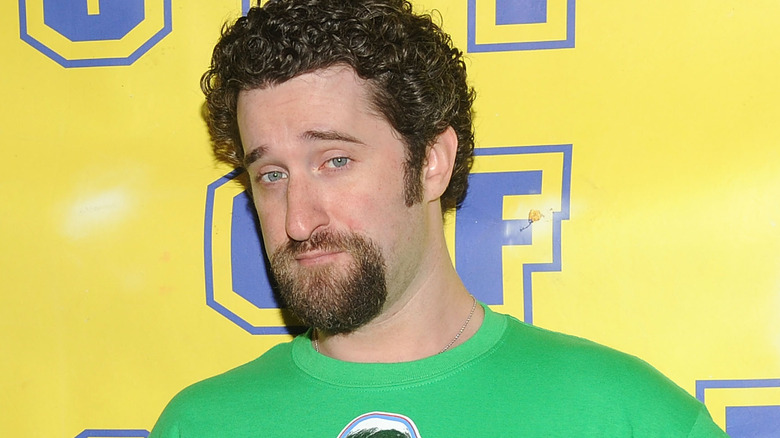 Dustin Diamond raising eyebrows 