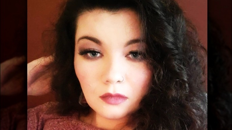 Amber Portwood curly hair selfie 
