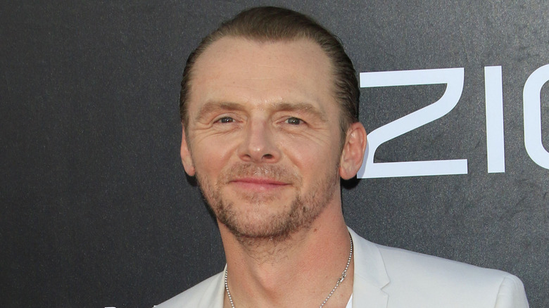 Simon Pegg smiling