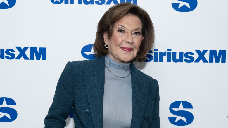 Kelly Bishop posing at SiriusXM studios