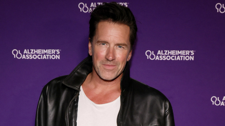 Paul Green wearing a black leather jacket