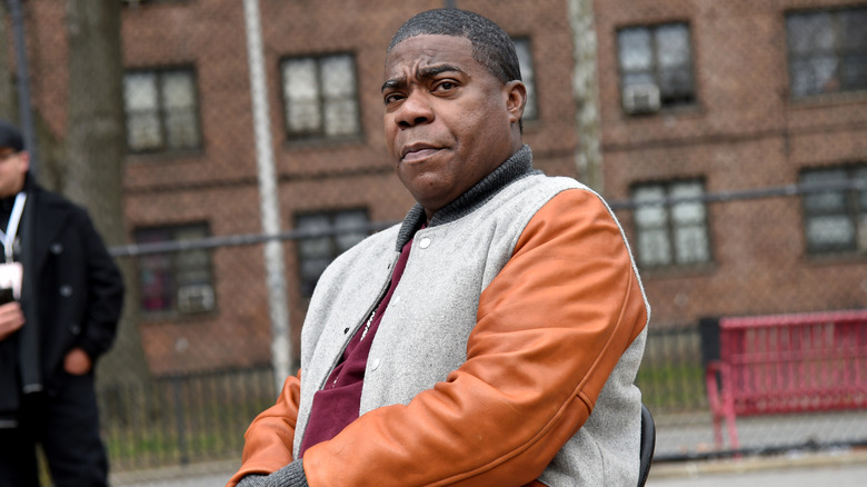 Tracy Morgan at TBS' The Last O.G. Basketball Court Ribbon-Cutting Ceremony