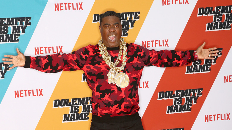 Tracy Morgan at the premiere of Dolemite Is My Name