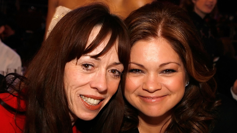 Valerie Bertinelli and Mackenzie Phillips smile