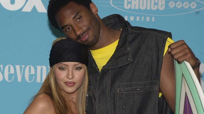 Vanessa and Kobe Bryant smiling 