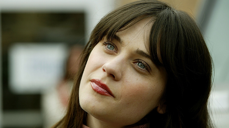 Zooey Deschanel posing