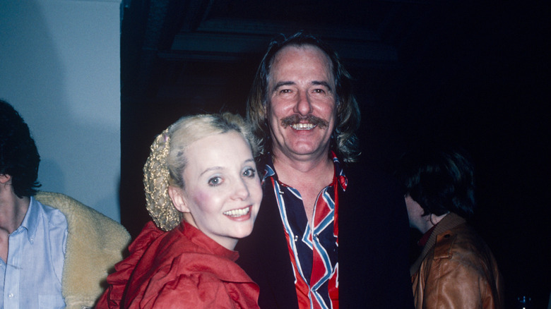 Geneviève Waïte, John Phillips smiling