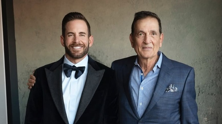 Tarek El Moussa poses with his father